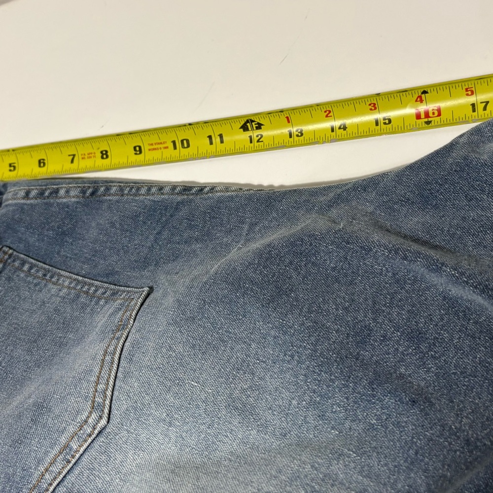 Fashion Nova NWT Plus Sz 14 Women’s Straight Leg Stretch Jeans Medium Wash - Picture 8 of 10